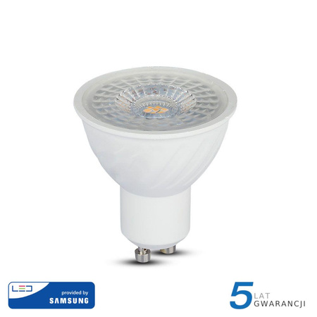 Żarówka LED V-TAC SAMSUNG CHIP 6.5W GU10 110st VT-247 3000K 480lm 5 Lat Gwarancji