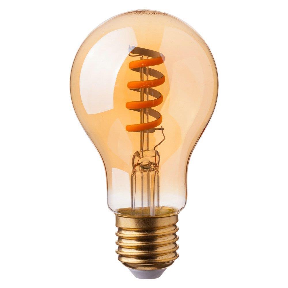 Żarówka LED V-TAC 4W E27 A60 Spiral Filament Bursztyn VT-2154 2200K 400lm