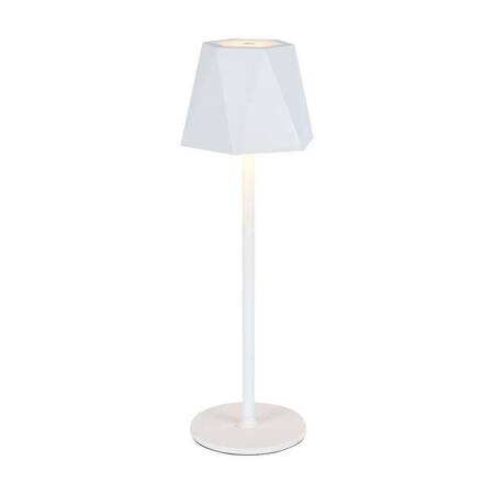 Lampka Biurkowa Nocna V-TAC 4W LED 37cm Ładowanie USB Ściemnianie Biała VT-1034 3000K-6000k 150lm