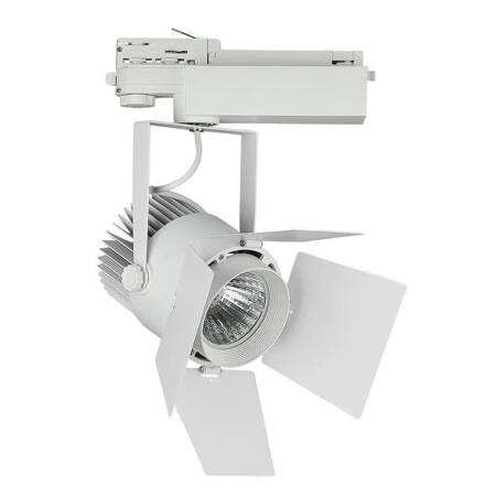 Oprawa 33W LED V-TAC Szynosystem 3F SAMSUNG CHIP CRI90+ Biała VT-433-W 3000K 2640lm 5 Lat Gwarancji