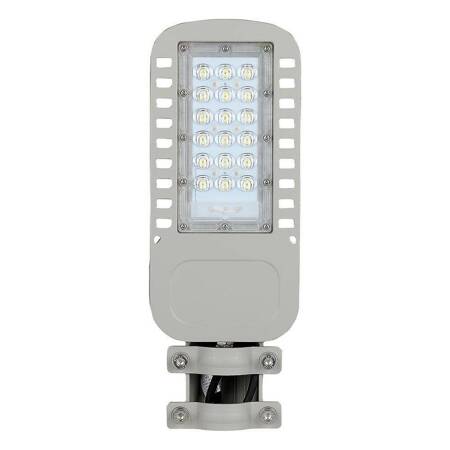 Oprawa Uliczna LED V-TAC SAMSUNG CHIP 30W Soczewki 110st 135Lm/W VT-34ST 4000K 4050lm 5 Lat Gwarancji