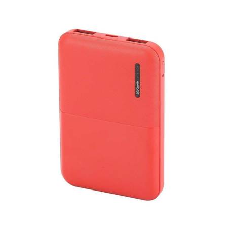 Power Bank V-TAC 5000mAh Super Small Czerwony Lithium Polymer VT-3517