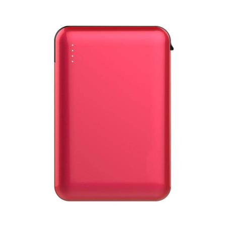 Power Bank V-TAC 5000mAh Z przewodem Wskaźnik LED Czerwony VT-3510