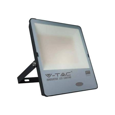 Projektor LED V-TAC 200W Czujnik Światła SAMSUNG CHIP 100Lm/W Czarny VT-272 3000K 20000lm 5 Lat Gwarancji
