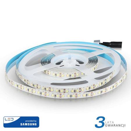 Taśma LED V-TAC SAMSUNG CHIP 2835 600LED 12V IP20 12W/m VT-5-120 3000K 1200lm 3 Lata Gwarancji