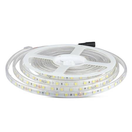 Taśma LED V-TAC SMD5050 300LED 24V IP65 RĘKAW VT-5050 3000K 500lm