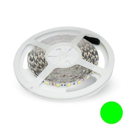 Taśma LED V-TAC SMD5050 300LED IP20 9W/m VT-5050 Kolor Zielony 1000lm