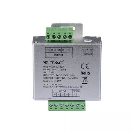 Wzmacniacz Taśm LED RGBW RGBW 12V-144W 24V-288W V-TAC VT-2408