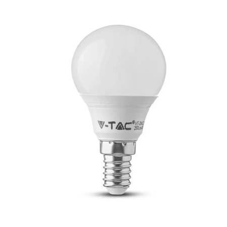 Żarówka LED V-TAC 4,5W E14 P45 Kulka (Opak. 3szt) VT-2156 6400K 470lm