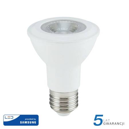 Żarówka LED V-TAC SAMSUNG CHIP 7W E27 PAR20 VT-220 3000K 495lm 5 Lat Gwarancji