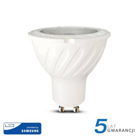 Żarówka LED V-TAC SAMSUNG CHIP 7W GU10 38st VT-277 4000K 480lm 5 Lat Gwarancji