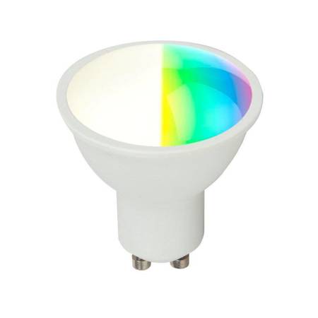 Żarówka LED WiFi V-TAC 4.5W GU10 SMART Amazon Alexa Google Home VT-5164 RGB+2700K-6400K 290lm